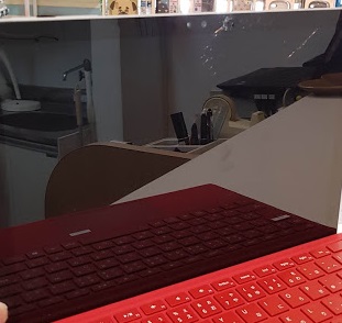 surface pro4画面割れ
