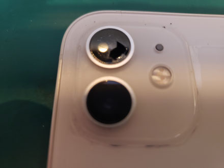 iPhone12の超広角側のレンズ交換