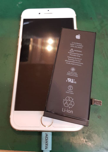 iPhone6ｓバッテリー交換