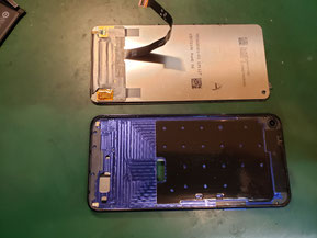 NOVA5T画面の取り外し
