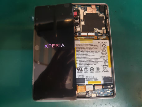 SONY  XPERIA 10 III lite の画面仮付けで動作確認中