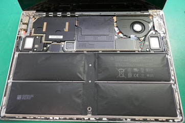 surface　Laptopバッテリー交換